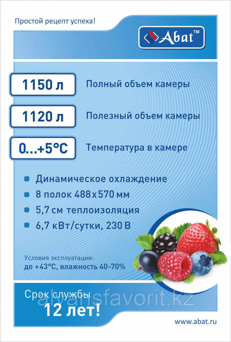 Холодильный шкаф ABAT ШХc 1,0 краш. (верхний агрегат) - фото 2 - id-p66577419