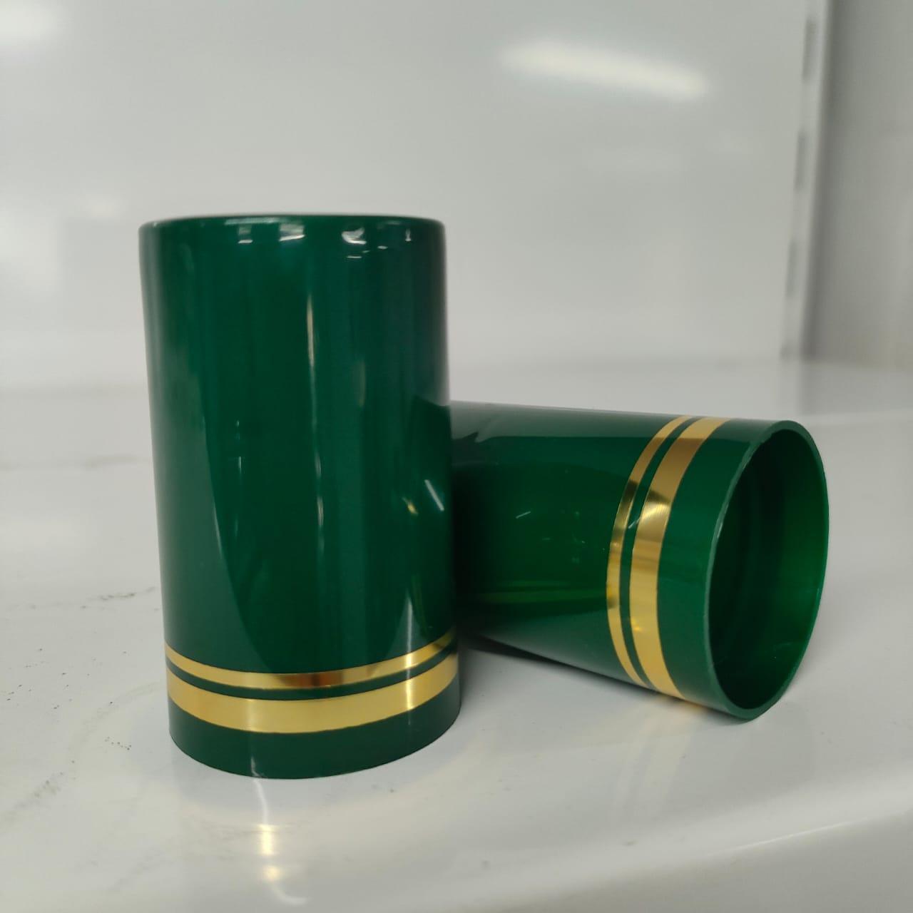 Полимерный колпак зеленый