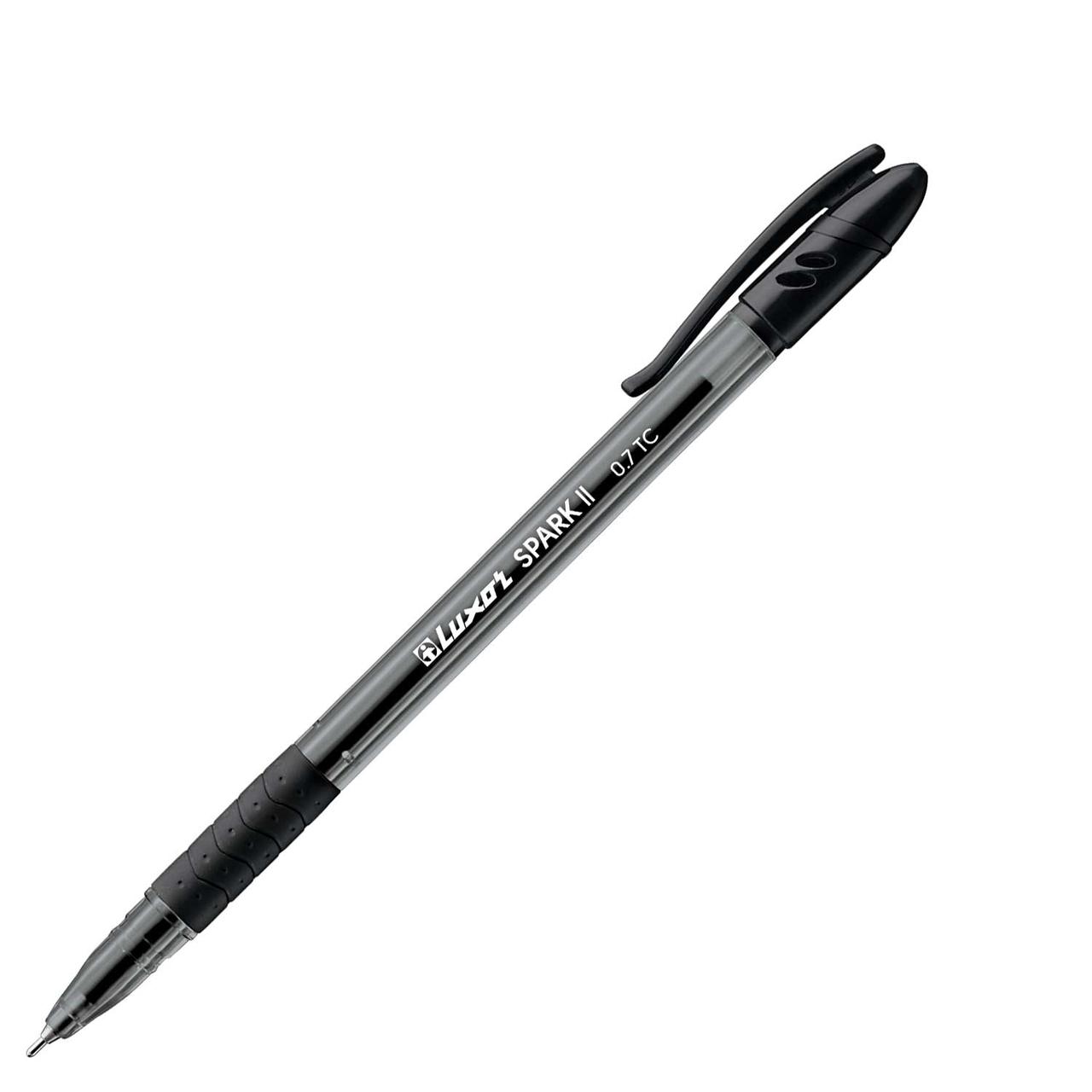 Ручка шариковая LUXOR "Spark ||", 0.7, черная