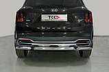 Защита задняя (короткая) 60,3 мм ТСС для Kia Sorento 2020-, фото 3