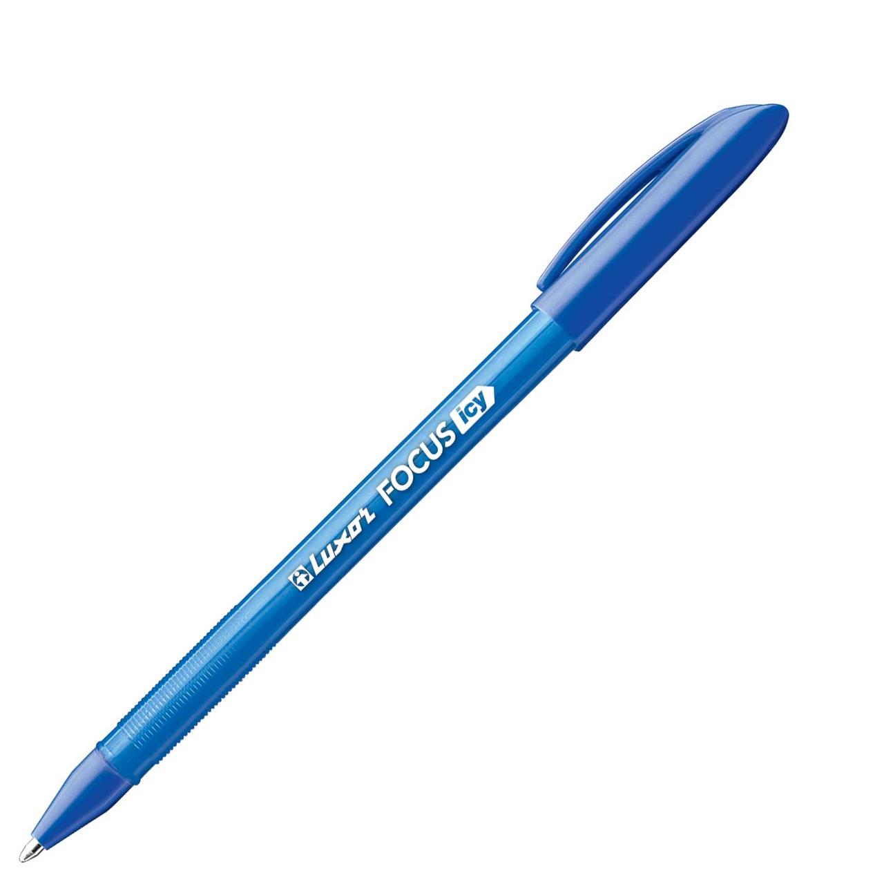 Ручка шариковая Luxor "Focus ICY", 0.7мм, синяя, фото 1