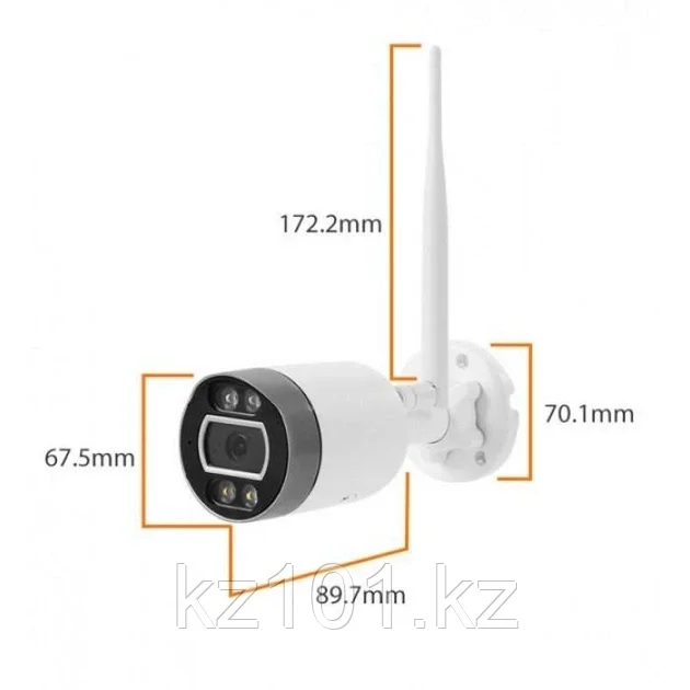 Уличная видеокамера CAMERA C16 TUYA APP WIFI IP 3.0mp, фото 8