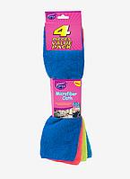 Салфетки из микрофибры , 4 шт.. (38см х 28см)