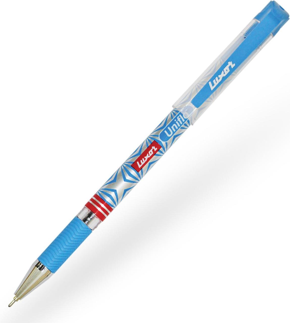 Ручка гелевая Luxor "Uniflo", 0.7мм, синяя, фото 1
