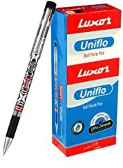 Ручка гелевая Luxor "Uniflo", 0.7мм, черная