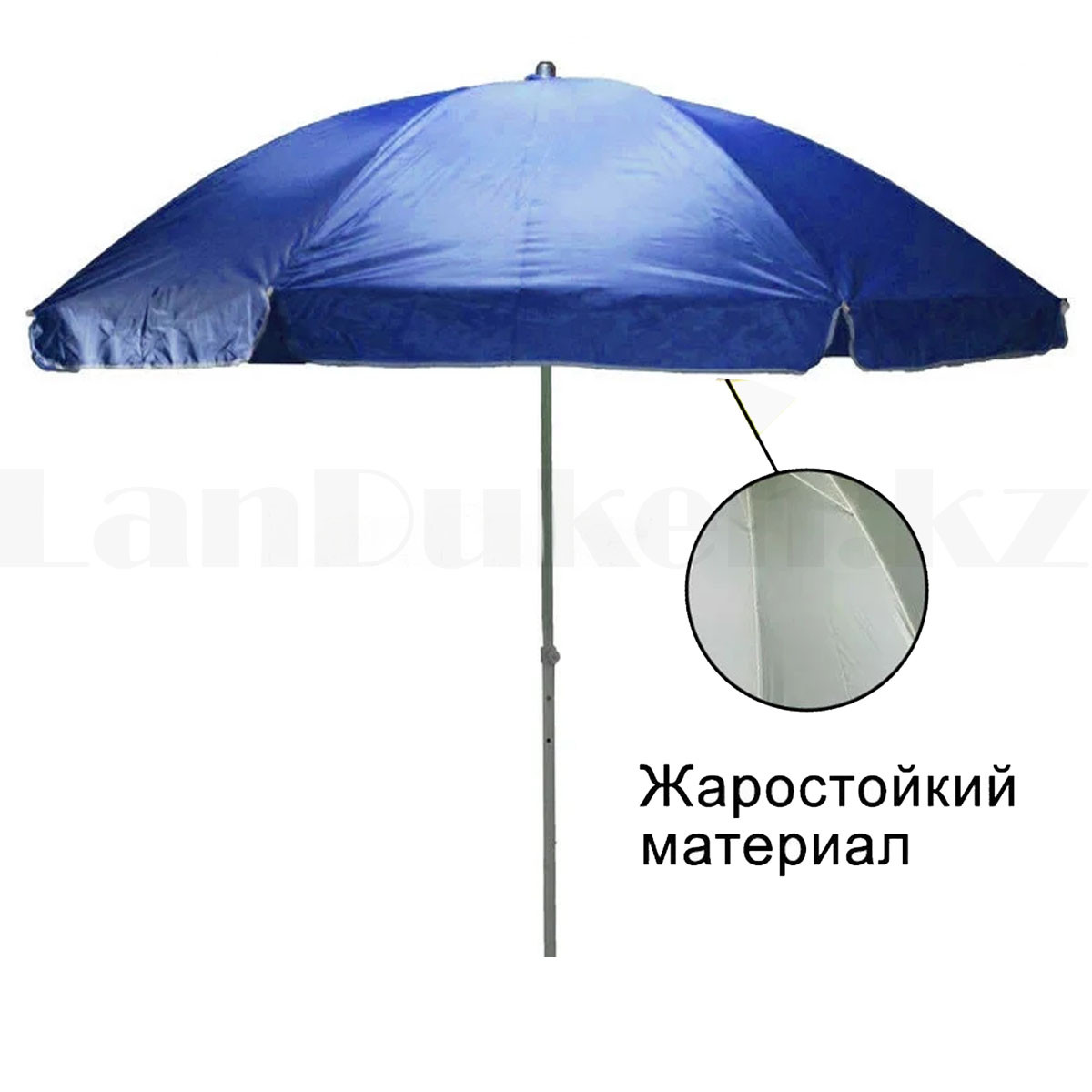 Зонт садовый с жаростойким материалом высота 265 см диаметр 330 см синий арт.259 - фото 1 - id-p54833799