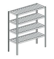 СТЕЛЛАЖ РЕШЕТЧАТЫЙ APACH CHEF LINE LSTG18-106