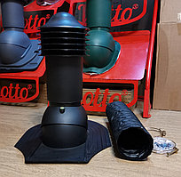 Труба вентиляционная для мягкой кровли при монтаже 110х550 мм, 9005