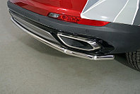 Защита задняя 42,4 мм ТСС для Geely Tugella 2022-