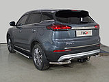 Защита задняя уголки 60,3 мм ТСС для Geely Atlas PRO 2021-, фото 3