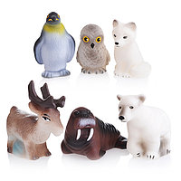 Весна Набор резиновых игрушек "Животные Арктики и Антарктики"