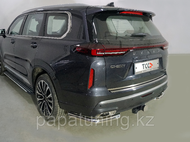 Защита задняя (уголки) 60,3 мм ТСС для Exeed VX 2.0L 4WD 2021-, фото 1
