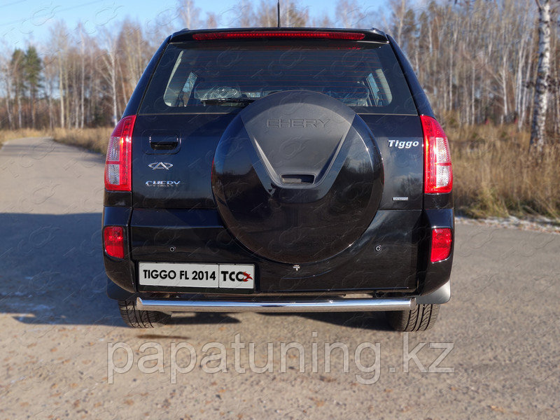 Защита задняя 60,3 мм ТСС для Chery Tiggo FL 2014-
