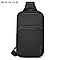 Кросс-боди сумка слинг Bange BG-7719 (черная), фото 2