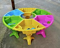 Стол детский песочница пластиковый