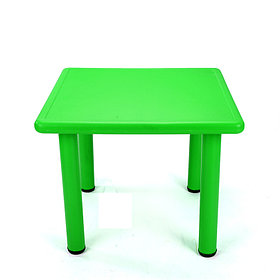 Детский стол пластиковый квадратный РУБИК HD401 зеленый