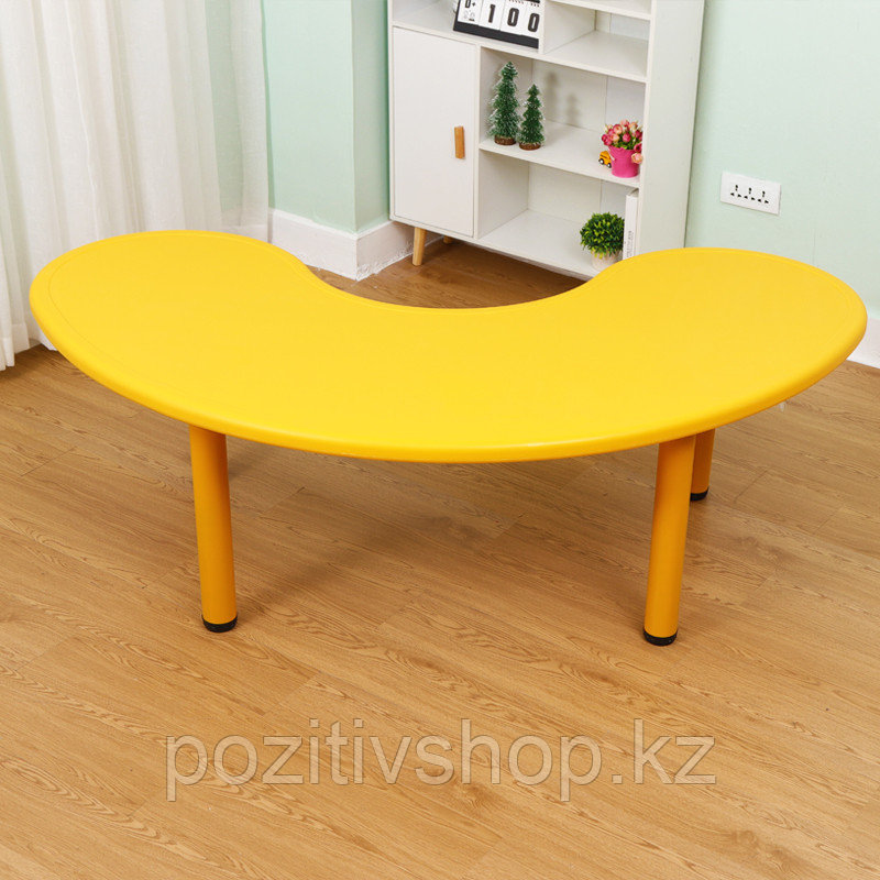 Детский стол пластиковый ПАЛИТРА HD501 желтый - фото 2 - id-p109182902