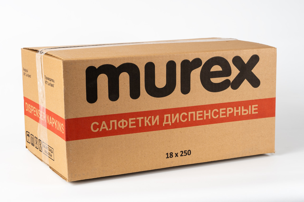 Салфетки диспенсерные MUREX, 18 пачек по 250 листов (Люкс) - фото 1 - id-p83226508