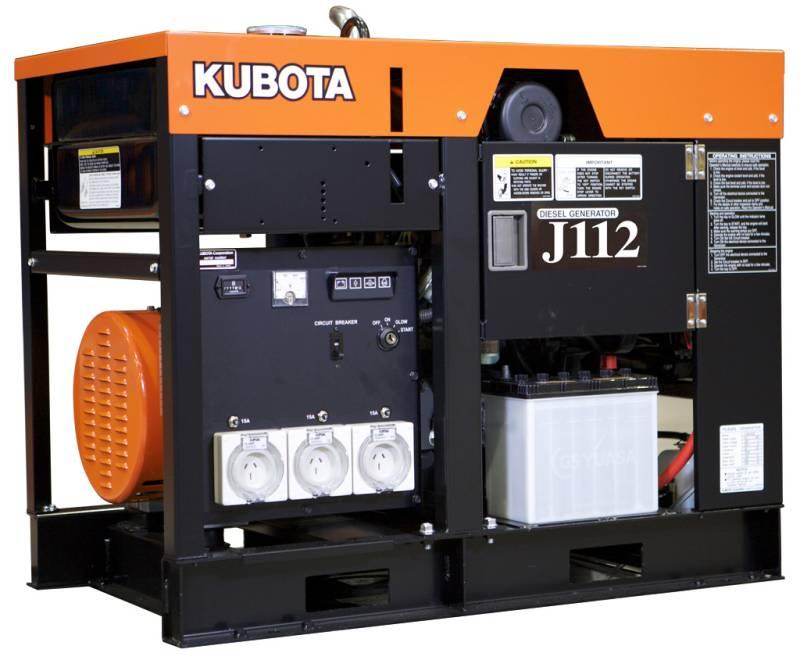 Дизельный генератор KUBOTA J112 - фото 1 - id-p109184122