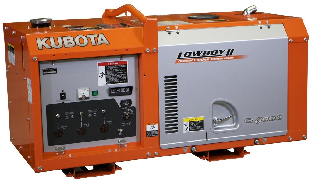 Дизельный генератор KUBOTA GL6000 (Кожух) - фото 1 - id-p109184127