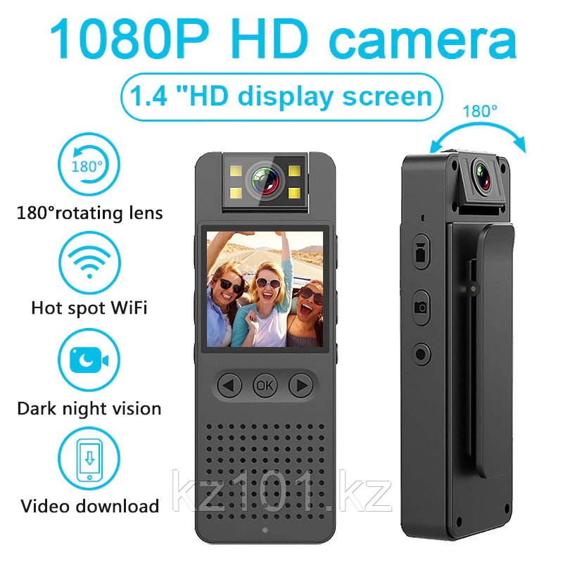 WIFI 1080P FHD инфракрасная мини-камера ночного видения с фото экраном CS06