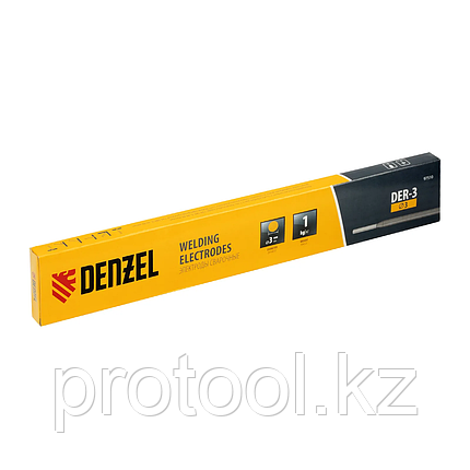 Электроды DER-3, диам. 3 мм, 1 кг, рутиловое покрытие// Denzel, фото 2