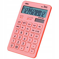 Калькулятор 12 разр. Deli M01541 красный