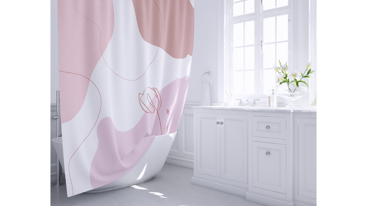 "CREAM" Шторка для ванной FX-2514 (Fixsen, Чехия), фото 1