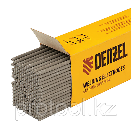 Электроды DER-13/55, диам. 3 мм, 5 кг, основное покрытие// Denzel, фото 2