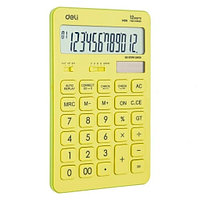 Калькулятор 12 разр. Deli M01551 зеленый