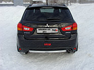 Защита задняя (центральная) 60,3 мм ТСС для Mitsubishi ASX 2013-2017