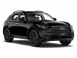 Накладки на пороги и на задний бампер Infiniti QX