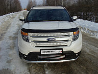 Защита радиатора 12 мм ТСС для Ford Explorer 2012-2015