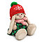Мягкая игрушка Zaika Mi Зайка Ми в шапке со снежинкой (малая), фото 2