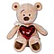 Kult Мягкая игрушка Медведь Misha с сердцем, 30 см, фото 2