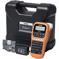 Принтер маркировочный для печати наклеек, этикеток, бирок | Brother PT-E110VP | в жестком кейсе ENG