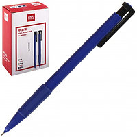 Ручка шариковая автомат. Deli 6546S синяя