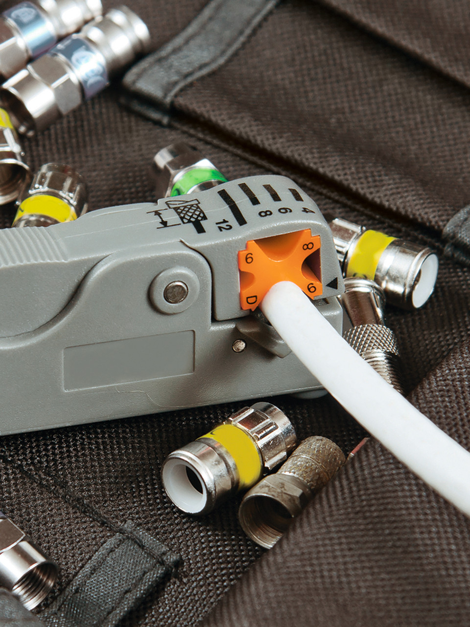 Клещи КЗ-К, зачистка коаксиального кабеля RG-58/59/6/SAT, регулируемые ножи, «МастерЭлектрик» TDM - фото 6 - id-p109207332