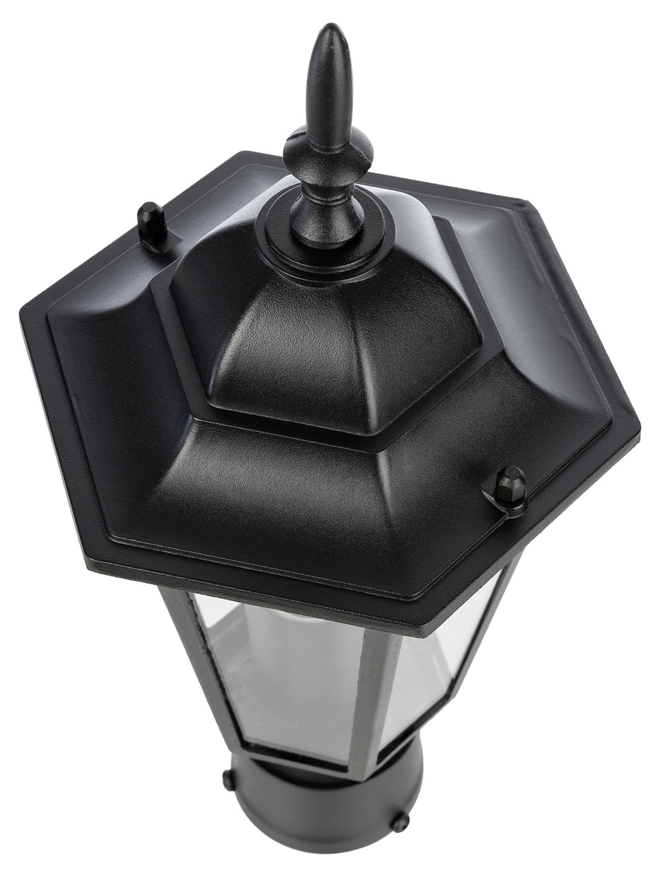 Светильник 6060-03 садово-парковый шестигранник, 60Вт, на опору, черный TDM - фото 3 - id-p109203274