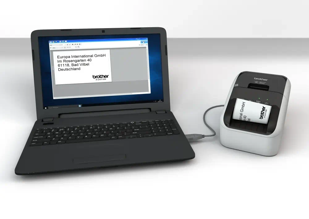 Принтер для печати этикеток Brother QL-800 с поддержкой USB - фото 5 - id-p109216302