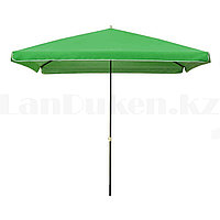 Зонт торговый квадратный 220х220 см зеленый арт. 256
