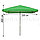 Зонт торговый квадратный 220х220 см зеленый арт. 256, фото 2