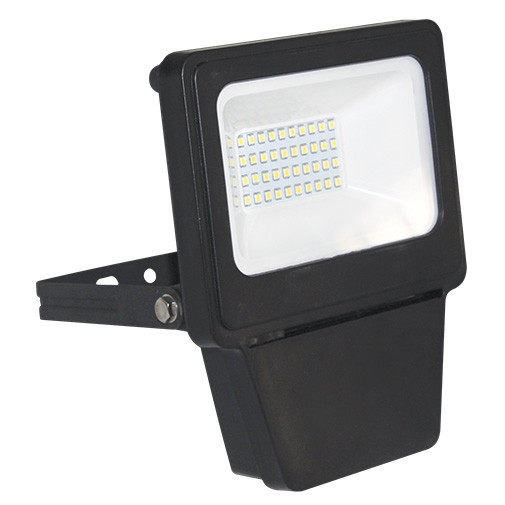Прожектор LED SMD 20W BLACK 6000K (TS) - фото 1 - id-p109216473