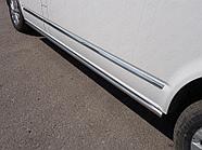 Пороги труба 60,3 мм ТСС для Volkswagen Caravelle 2017-