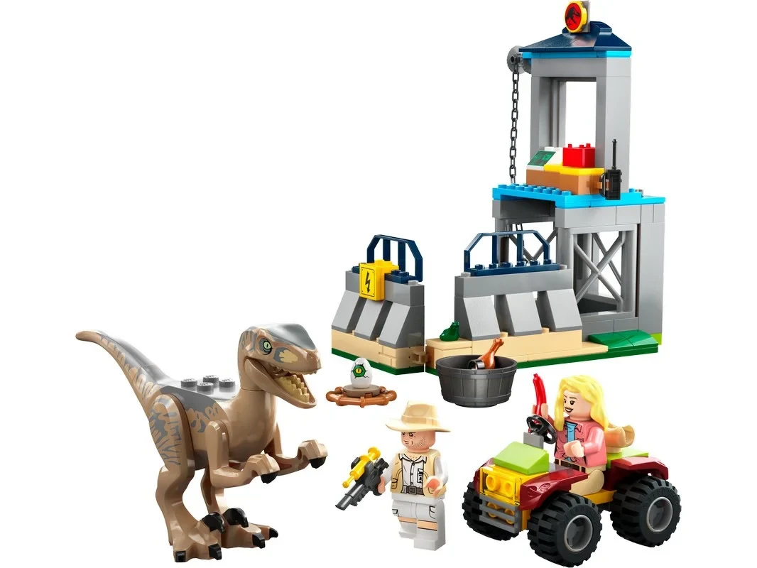 Lego Jurassic World Побег велоцираптора