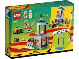 Lego Jurassic World Побег велоцираптора