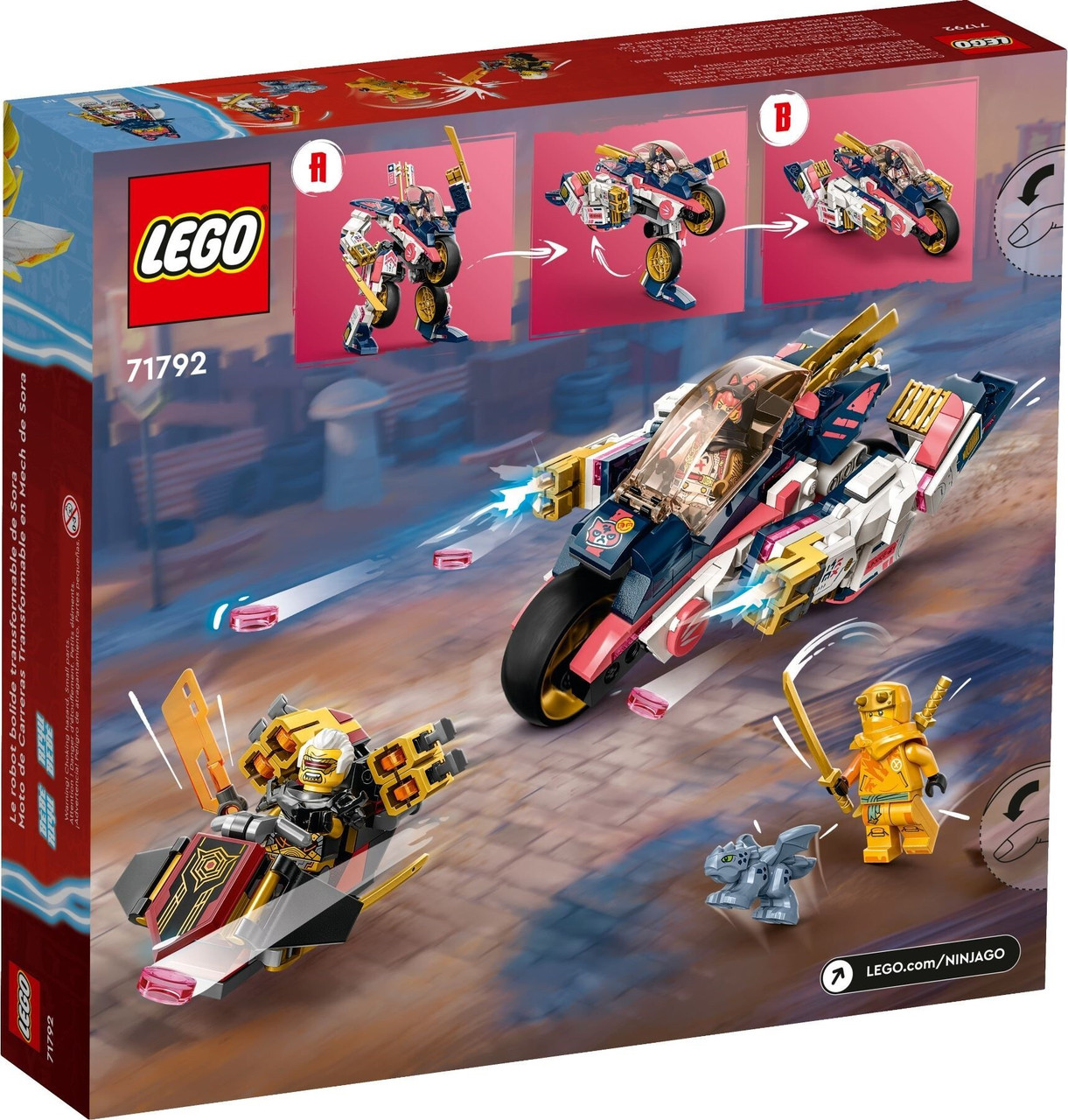 Lego Ниндзяго Байк-трансформер Соры