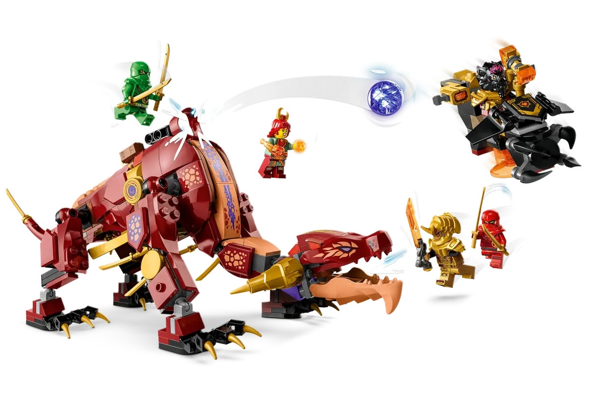 Lego Ниндзяго Лавовый дракон-трансформер