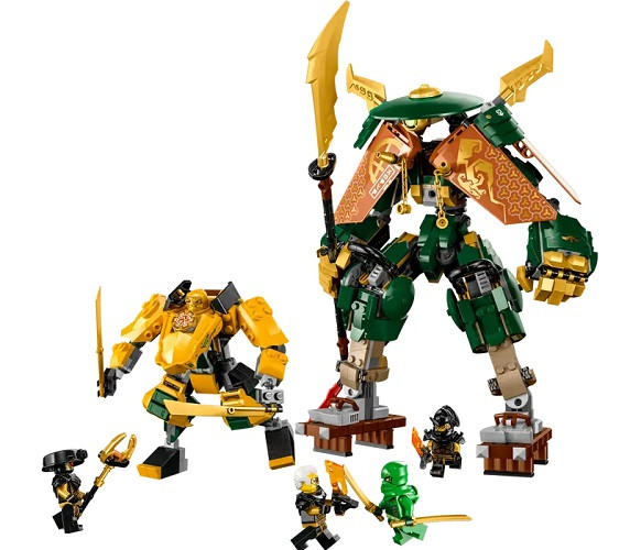 Lego Ниндзяго Роботы команды ниндзя Ллойда и Арин