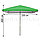 Зонт торговый с жаростойким материалом квадратный 220х220 см зеленый арт. 253, фото 2